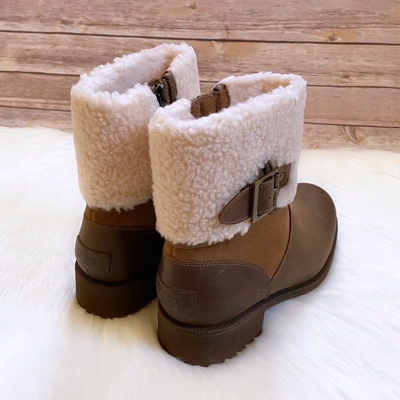 UGG Elings Chestnut Waterproof Boots - Picture 3 of 9
